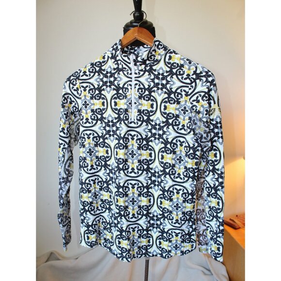IBKUL Women's Golf T Shirt Long Sleeve Zip Mock Size S Sedona Golf Resort UPF50+ - Picture 1 of 7